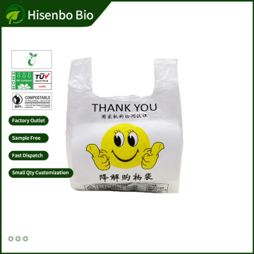 Supermarket Shopping Takeaway Bags Fruit Convenience Store Bags Wholesale Spot Plastic Vest Bags